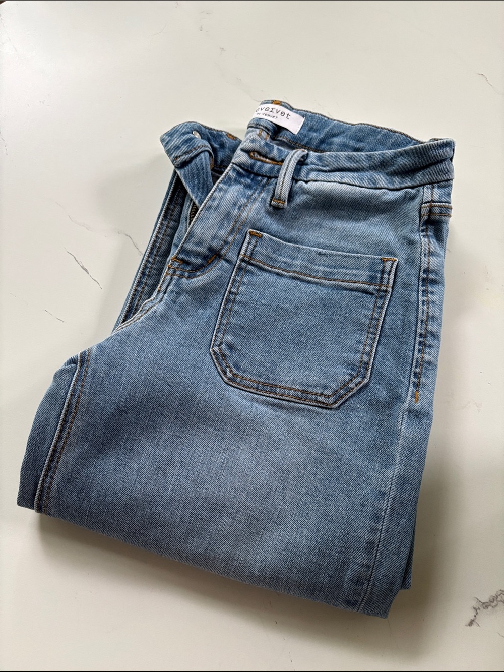 Loveivet by Vervet Light Blue Women’s Denim Jeans - Classic Straight Fit Size 25